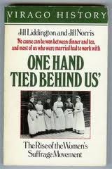 one hand tied behind us