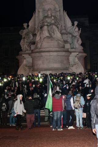 Manchester; Queen Victoria is amused!