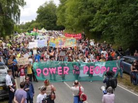 Barton Moss Day of Action -photo thanks to Salford Star