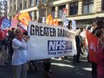 Pia on save the NHS demo