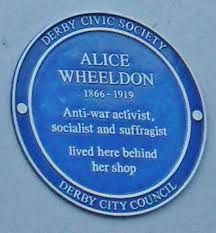 alice w plaque