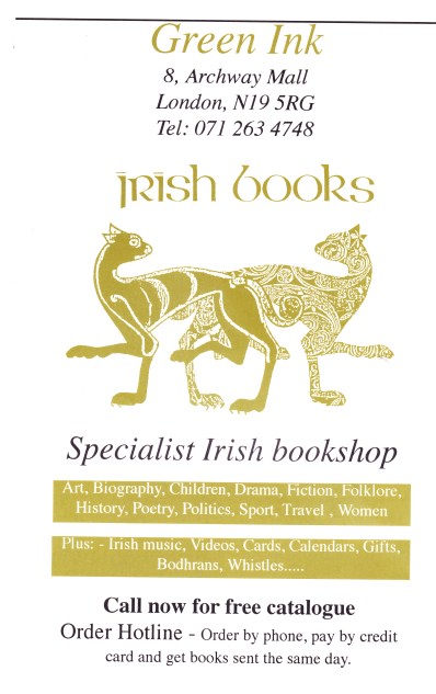 Green Ink Books advert