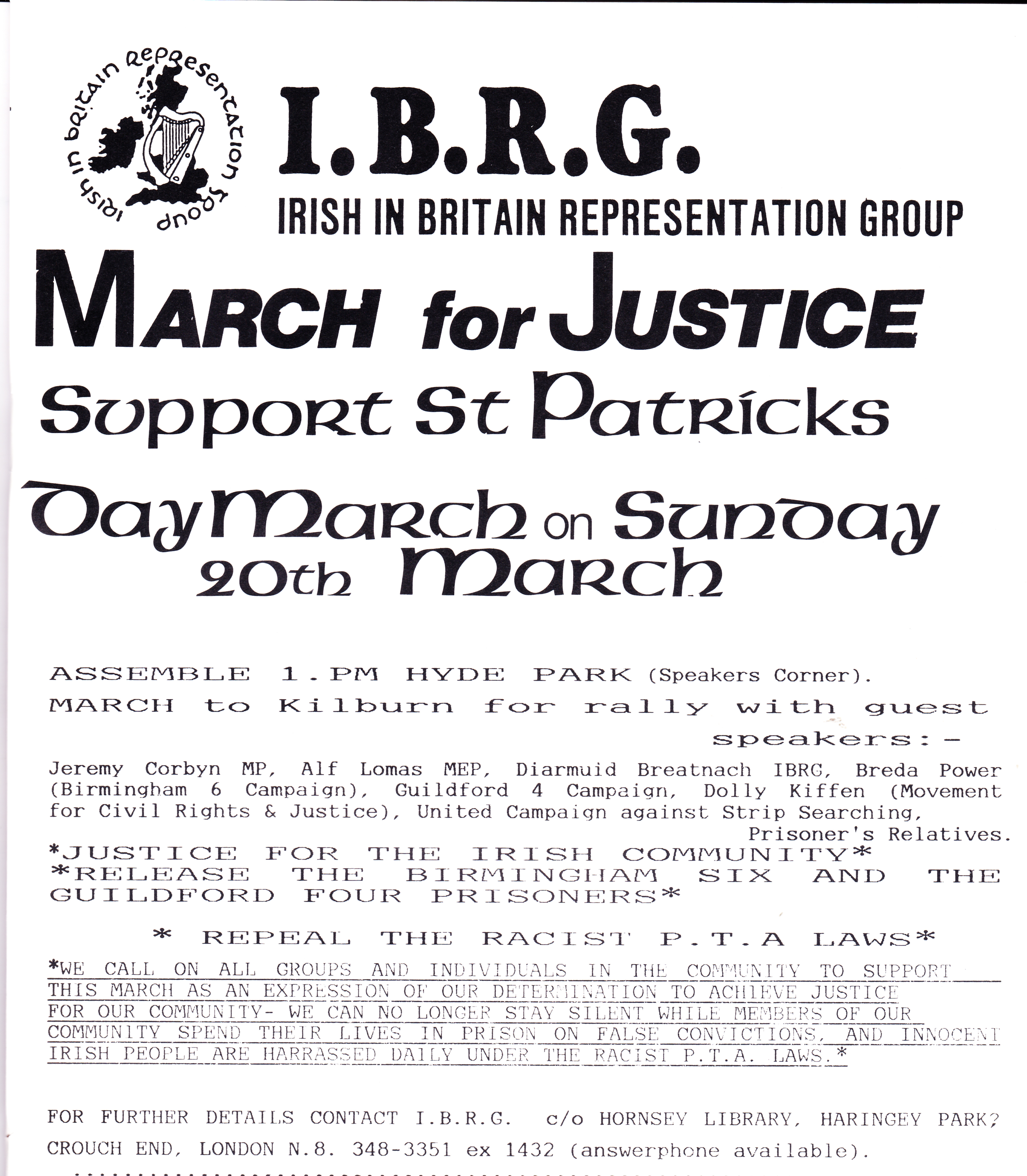 IBRG March for Justice